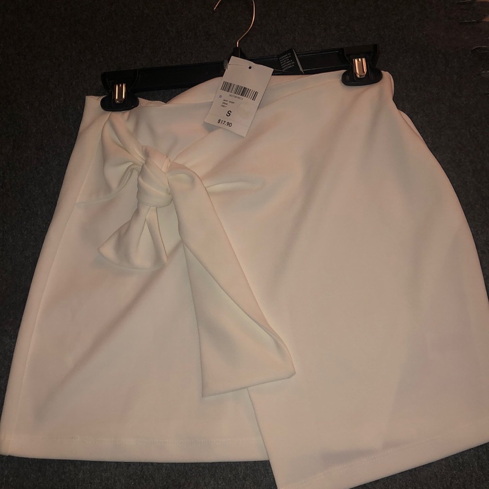 White skirt